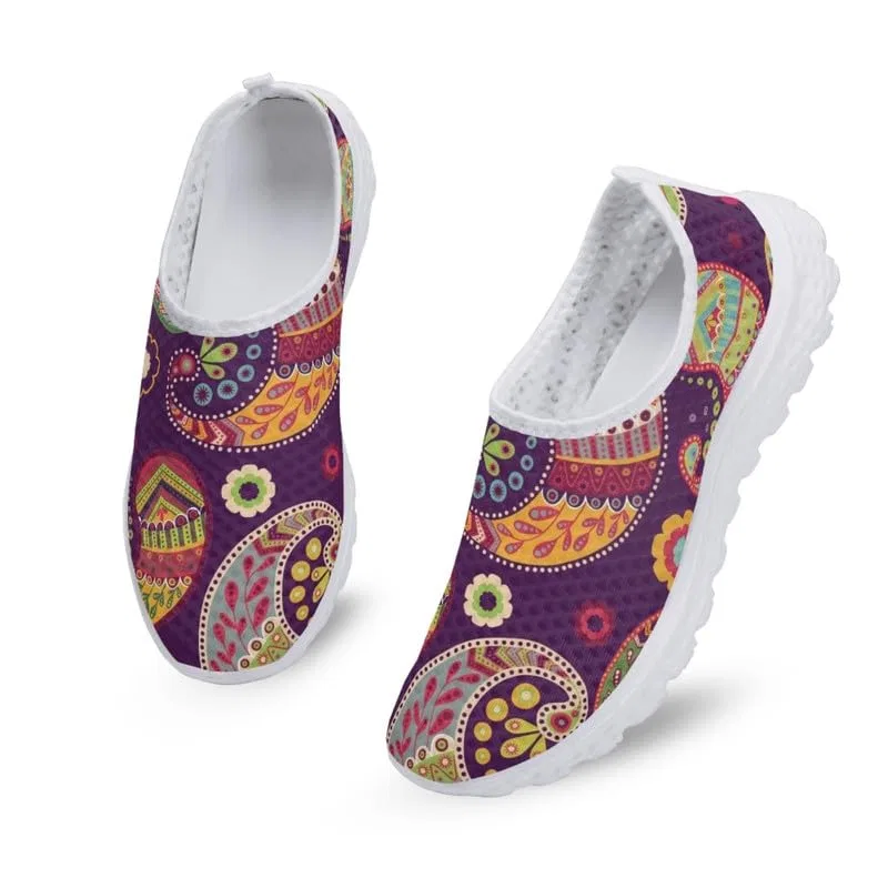 Детские кроссовки для девочек с принтом Guitar Record Womens Galaxy Morpho Butterfly Slip-On Polka Dot, Mandala Fiore Piuma Di Pavone Garronmavis