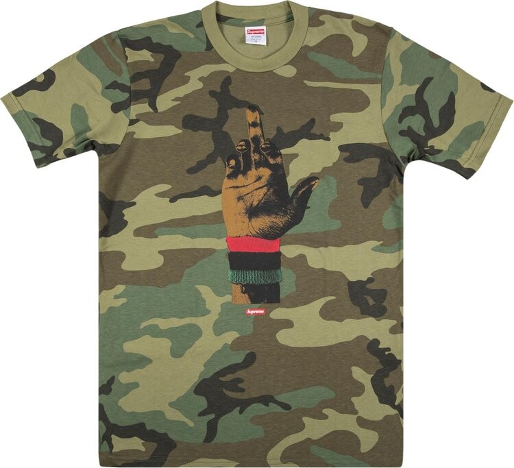 Футболка Supreme Dead Prez RBG T-Shirt 'Camo', разноцветный — фото 2