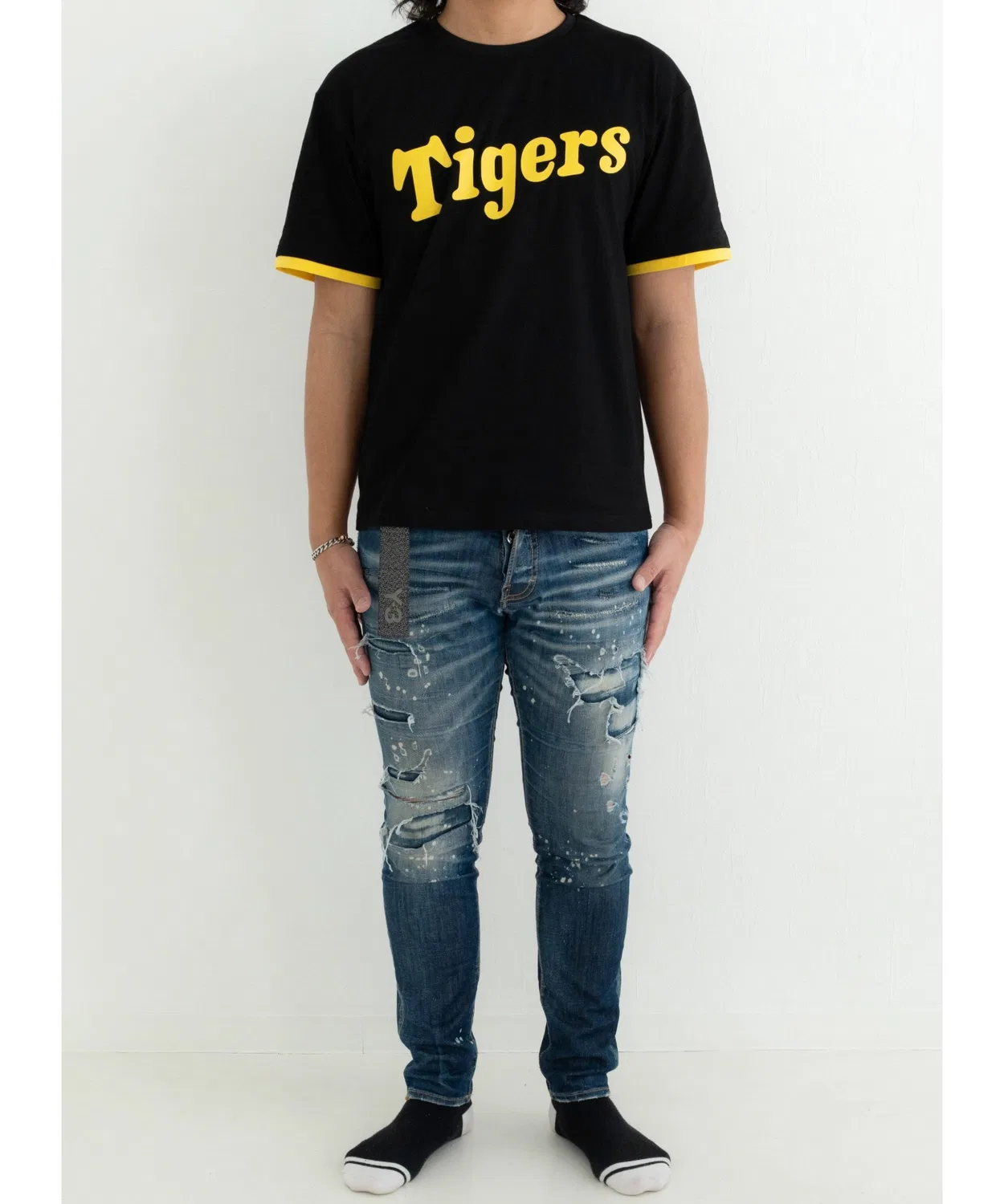 Детское хлопковое футболка с принтом, модель Tigers, babybaby, White Pink — фото 3