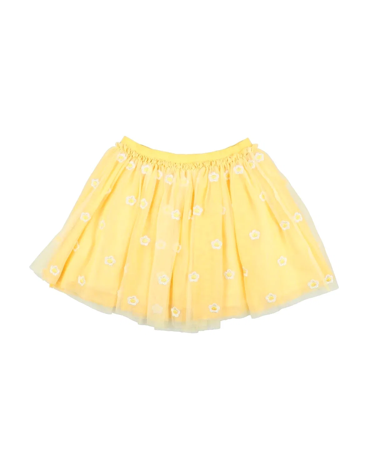 Детская юбка из тюля с принтом Stella Mccartney Kids, желтый — фото 2