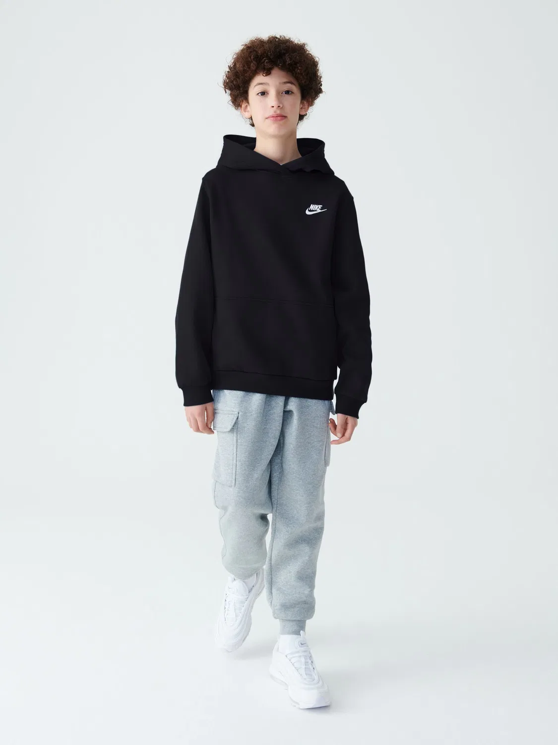 Худи Nike Club Fleece, черный