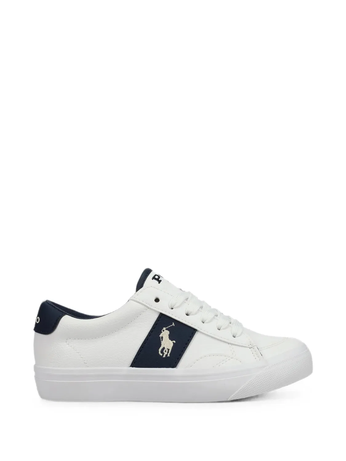 Кроссовки с вышитым логотипом Polo Ralph Lauren Kids, белый