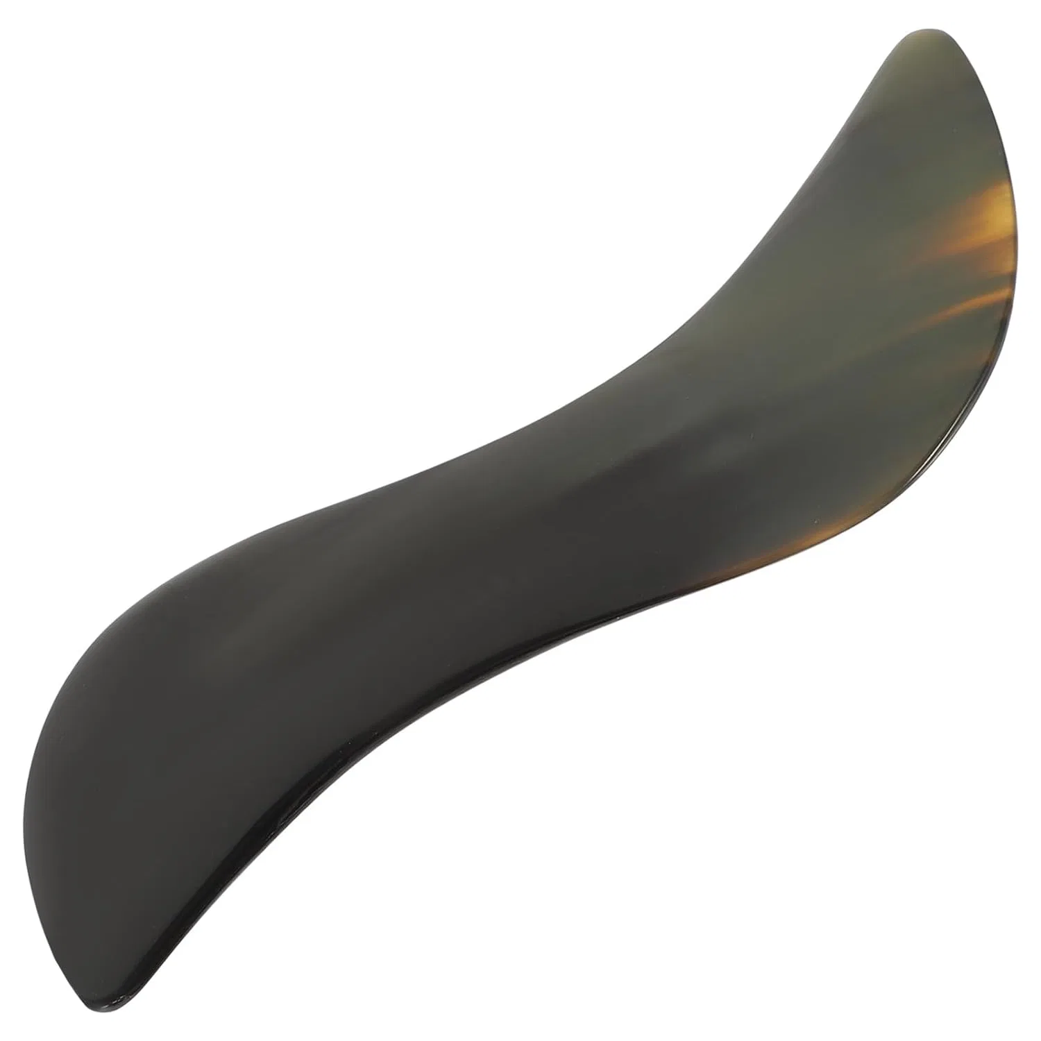 Gua Sha Скребок из натурального рога, OSOLADY, 1 шт, 14.3x3.5x0.4 см