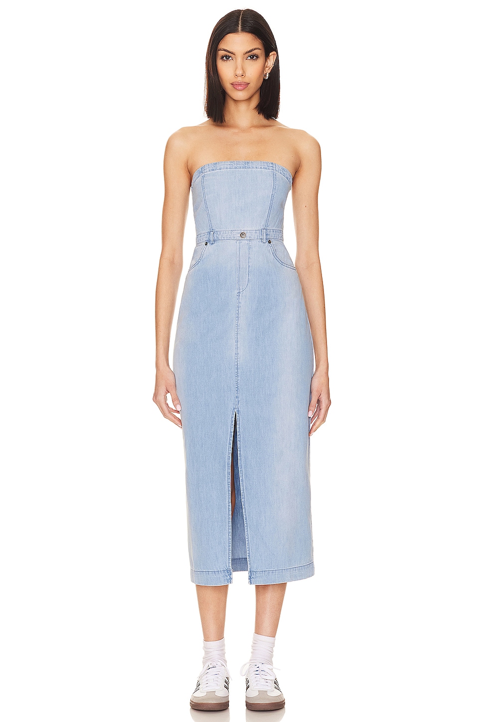 

Идеальное платье миди Free People, цвет allure