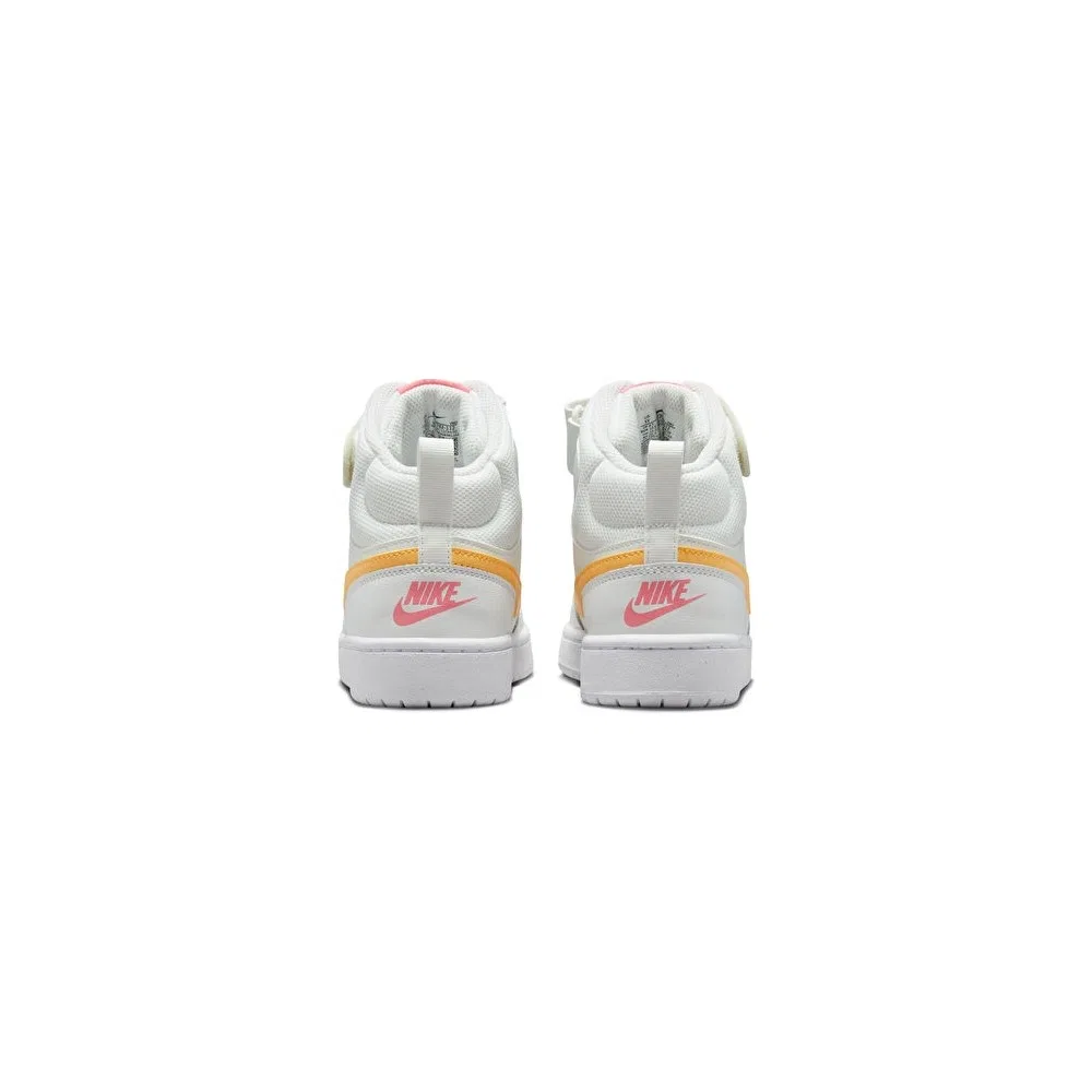 Детские кроссовки унисекс Nike Court Borough Mid 2 (GS) Белый — фото 4