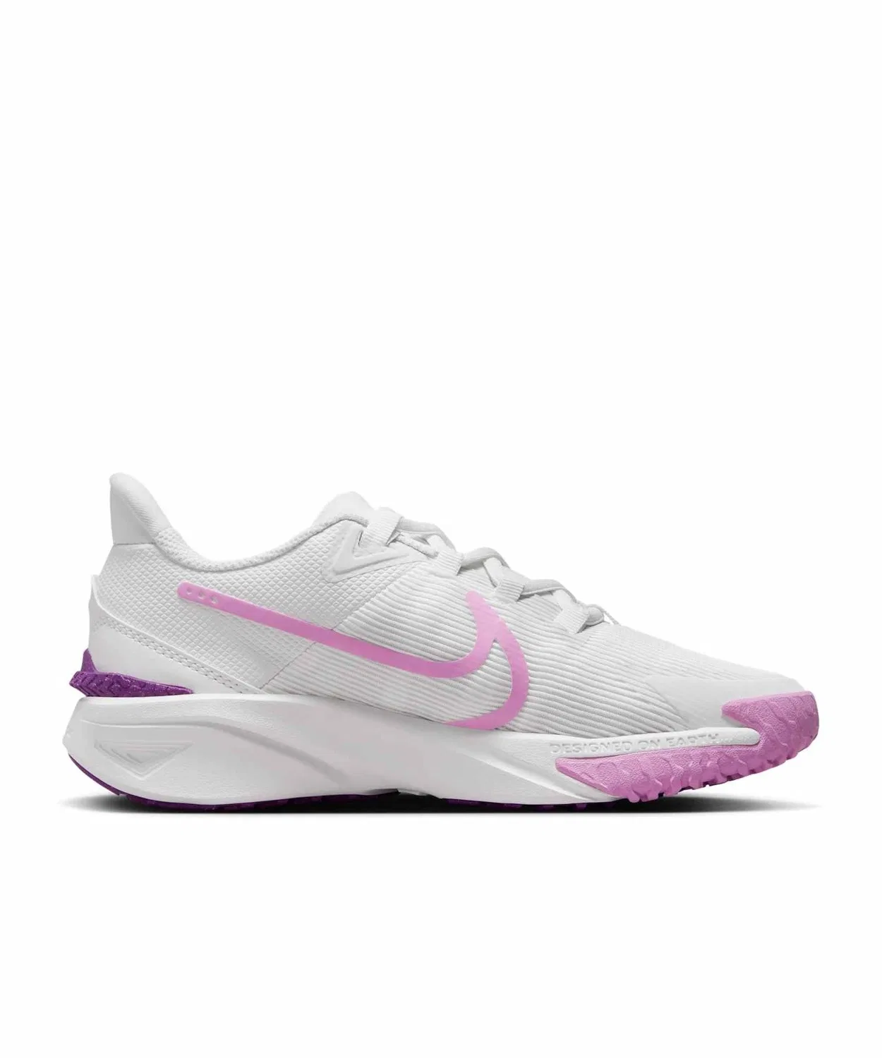 Детские кроссовки с шнуровкой Star Runner 4 NIKE, Summit White — фото 3