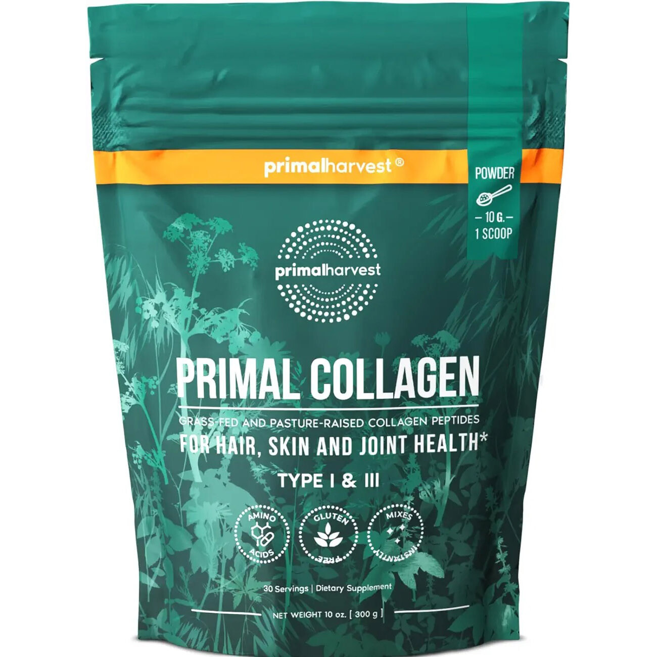 

Коллаген Primal Harvest Peptides, 300 гр