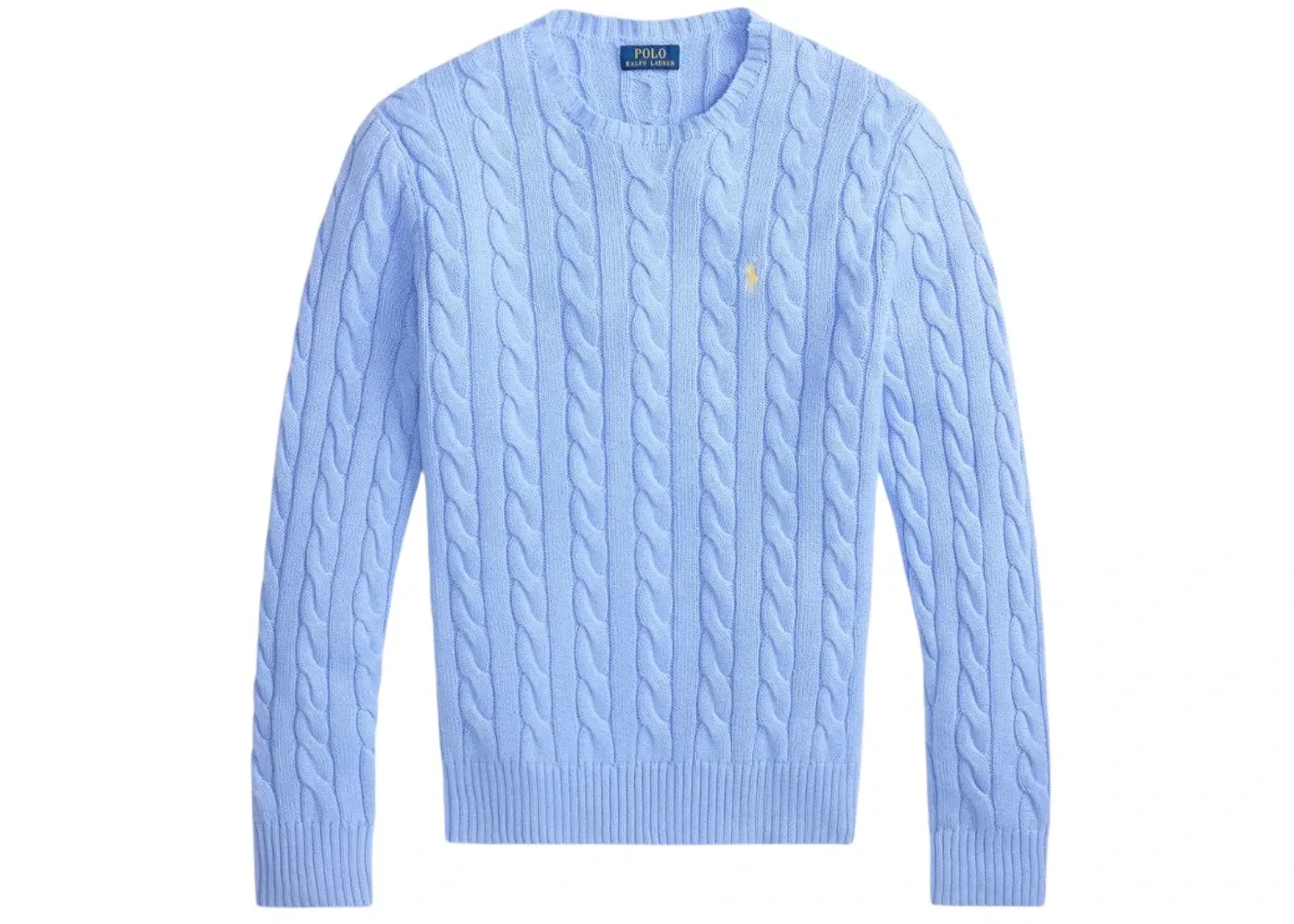 Мужской свитер с длинным рукавом из хлопкового трикотажа Polo Ralph Lauren, Austin Blue
