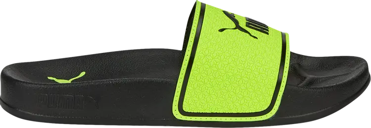 

Сандалии Puma Leadcat 2.0 Slide Little Kid Lime Squeeze Black, зеленый