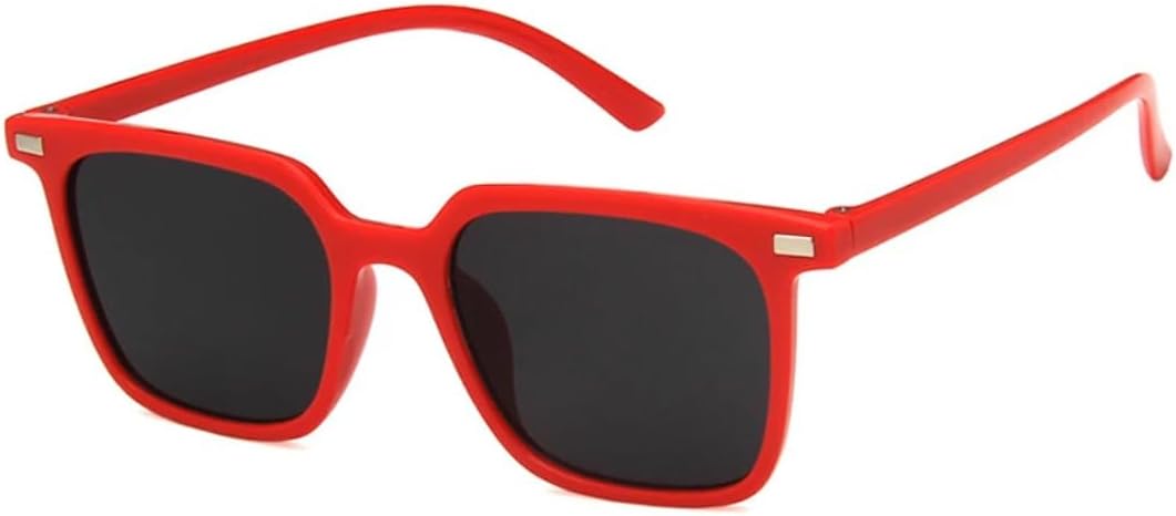 

Солнцезащитные очки с защитой от УФ-излучения UV400 | Компактная и легкая оправа | Линзы ярких цветов для занятий спортом на открытом воздухе и вождения DSVIGF, Red Grey