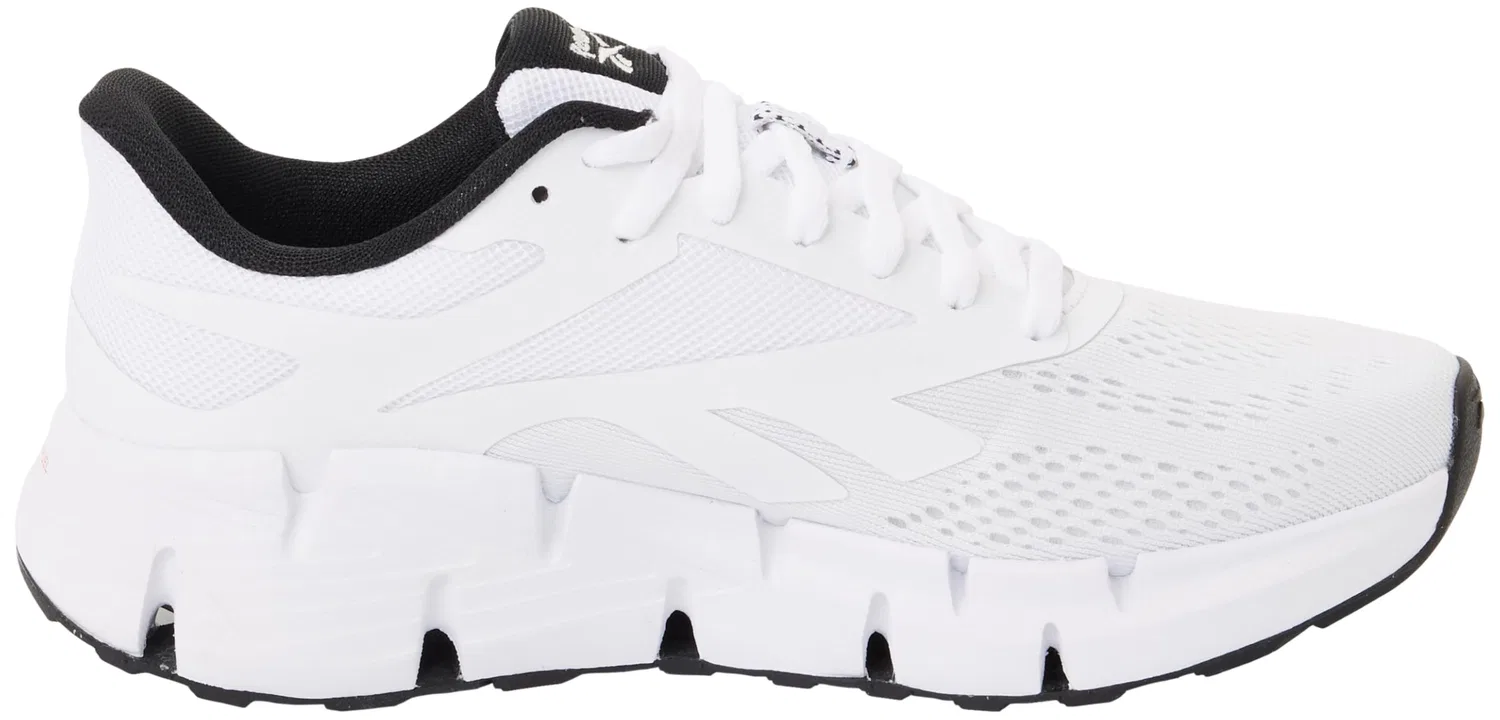 Детские кроссовки для мальчиков с принтом Zig Dynamica 6 Reebok, Ftwr White Core Black Energy Red — фото 4