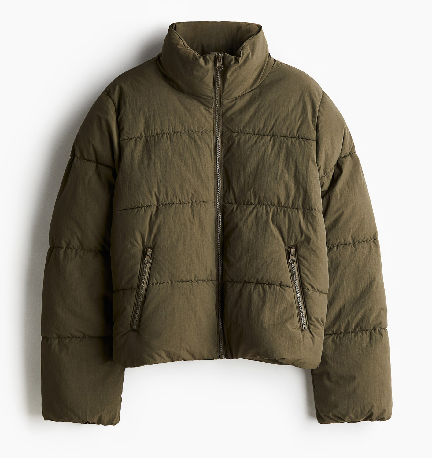 

Куртка H&M Nylon puffer, зеленый