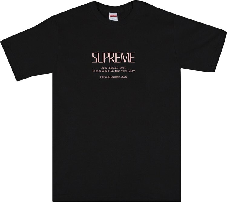 

Футболка Supreme Anno Domini Tee 'Black', черный