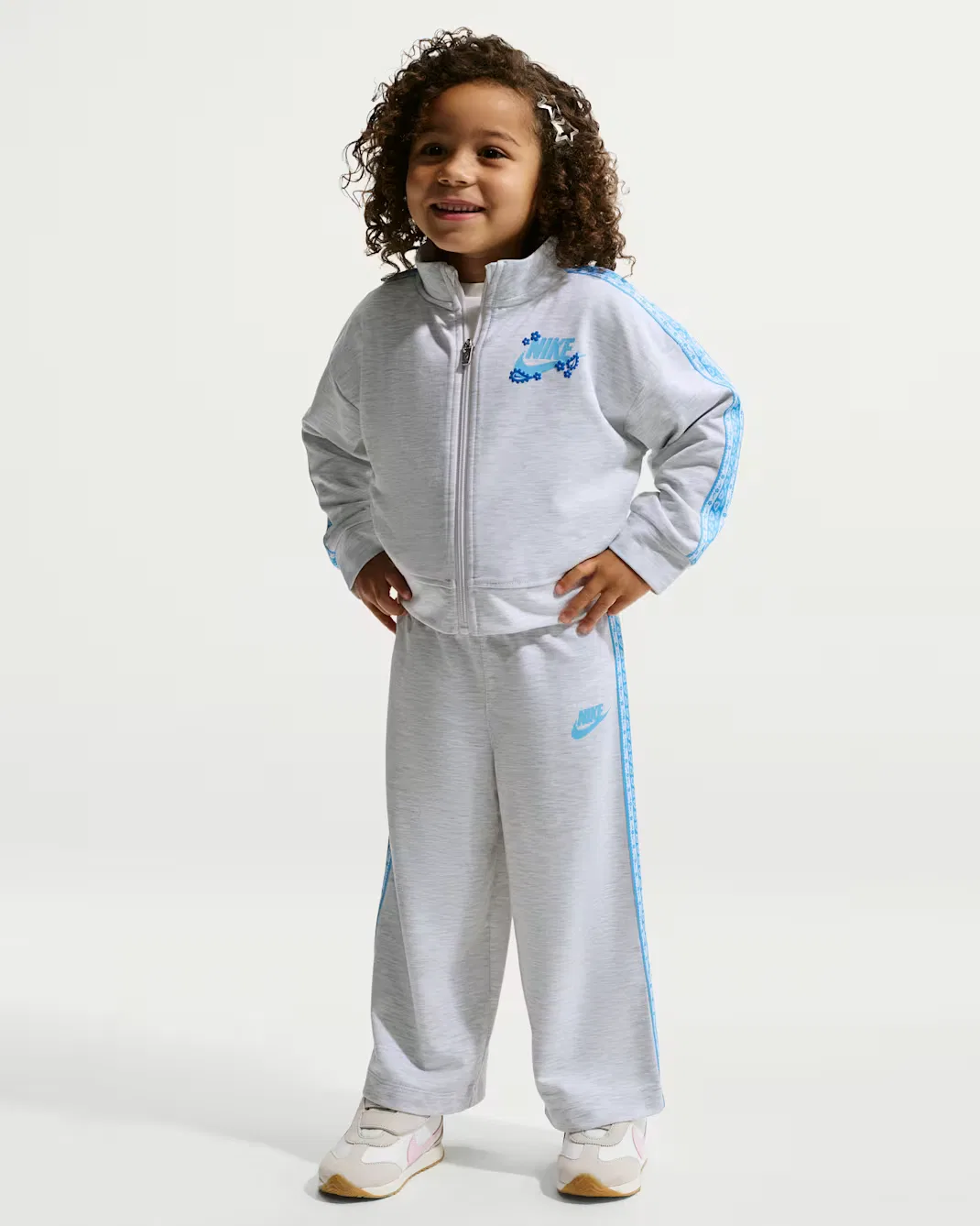 Toddler 2-Piece Track Set Nike Retro Remix, Birch Heather