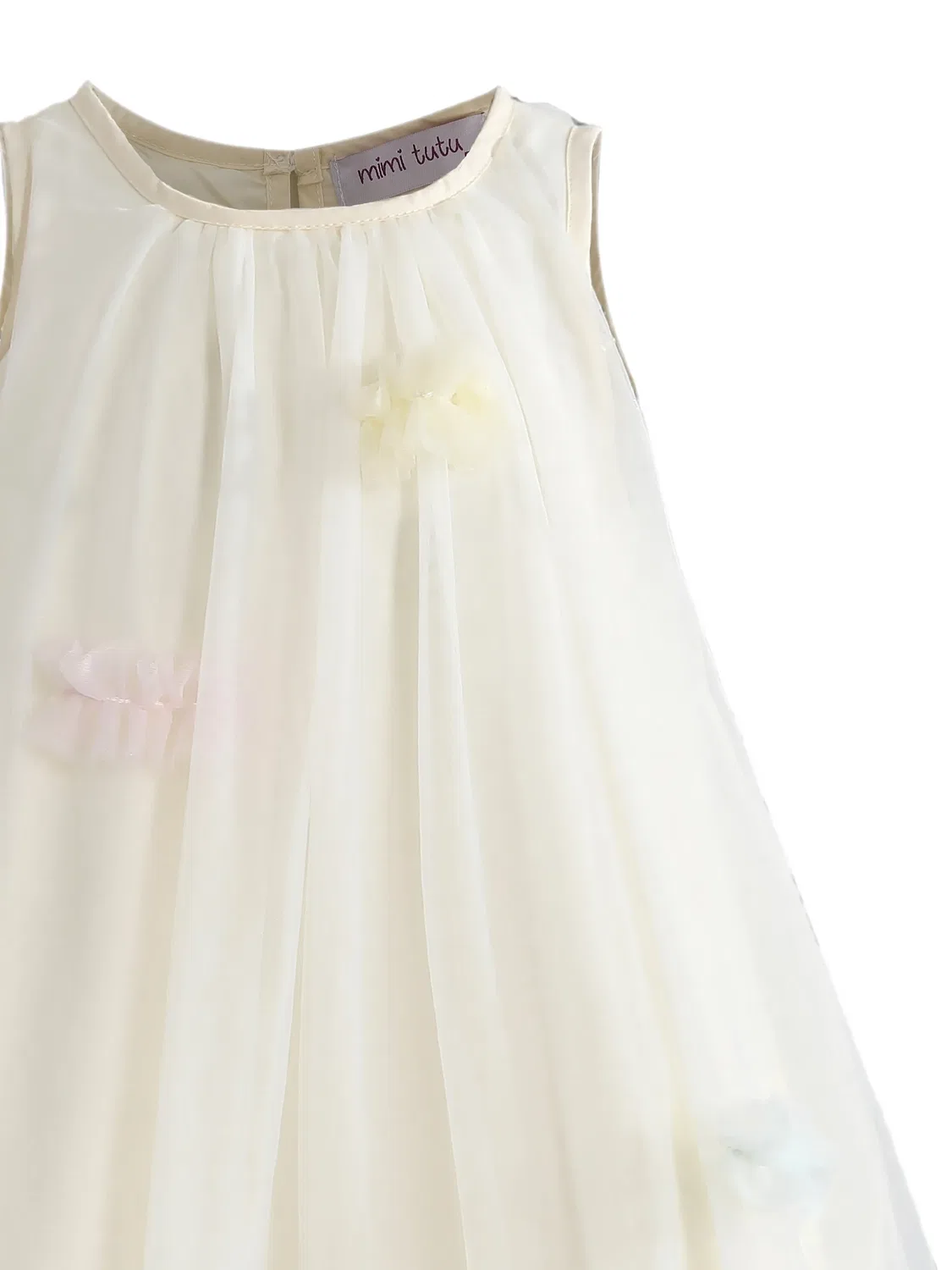 Платье Serenelle из тюля с цветочным декором Mimi Tutu, желтый — фото 3