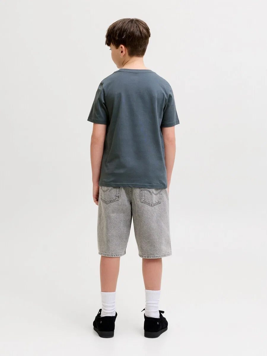 Детская футболка 'JJMUNK' графитового цвета Jack & Jones Junior — фото 4