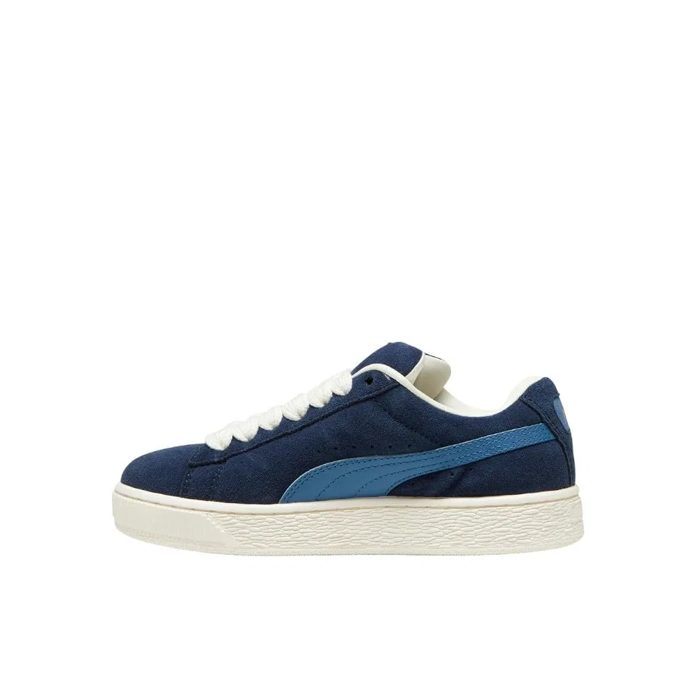 Детские кроссовки для мальчиков с замшевым верхом Suede Xl (Big Kid) PUMA, Navy Blue Horizon Club — фото 3
