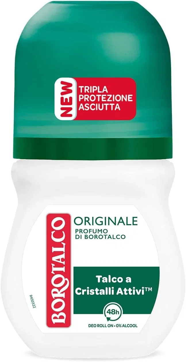 Дезодорант-ролик Borotalco Original, Triple Protection, 50 мл + брелок Beni Culinari, Beni Culinari — фото 2