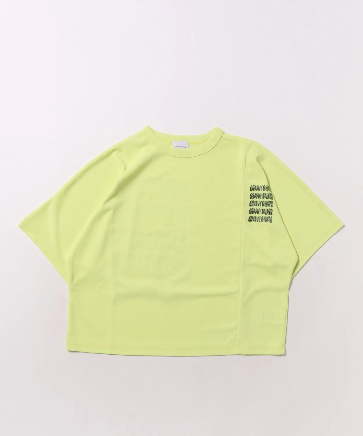 Детская футболка с принтом CoolMax Wide Silhouette GROOVY COLORS, Yellow — фото 2