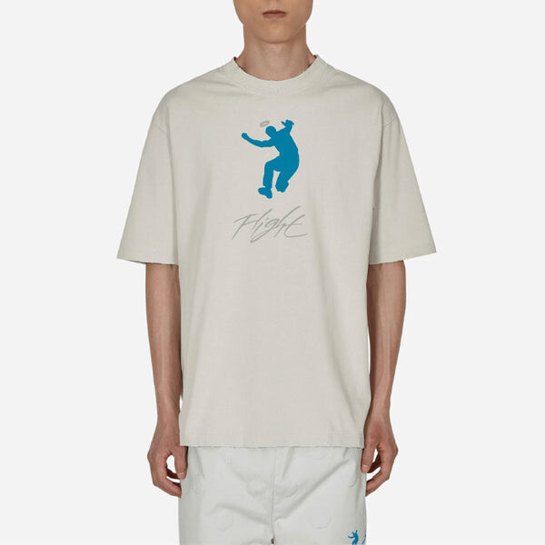 Футболка Air Jordan x Union Crossover SS22 Solid Color Character Alphabet Printing Round Neck Short Sleeve Asia Edition Gray, серый — фото 3