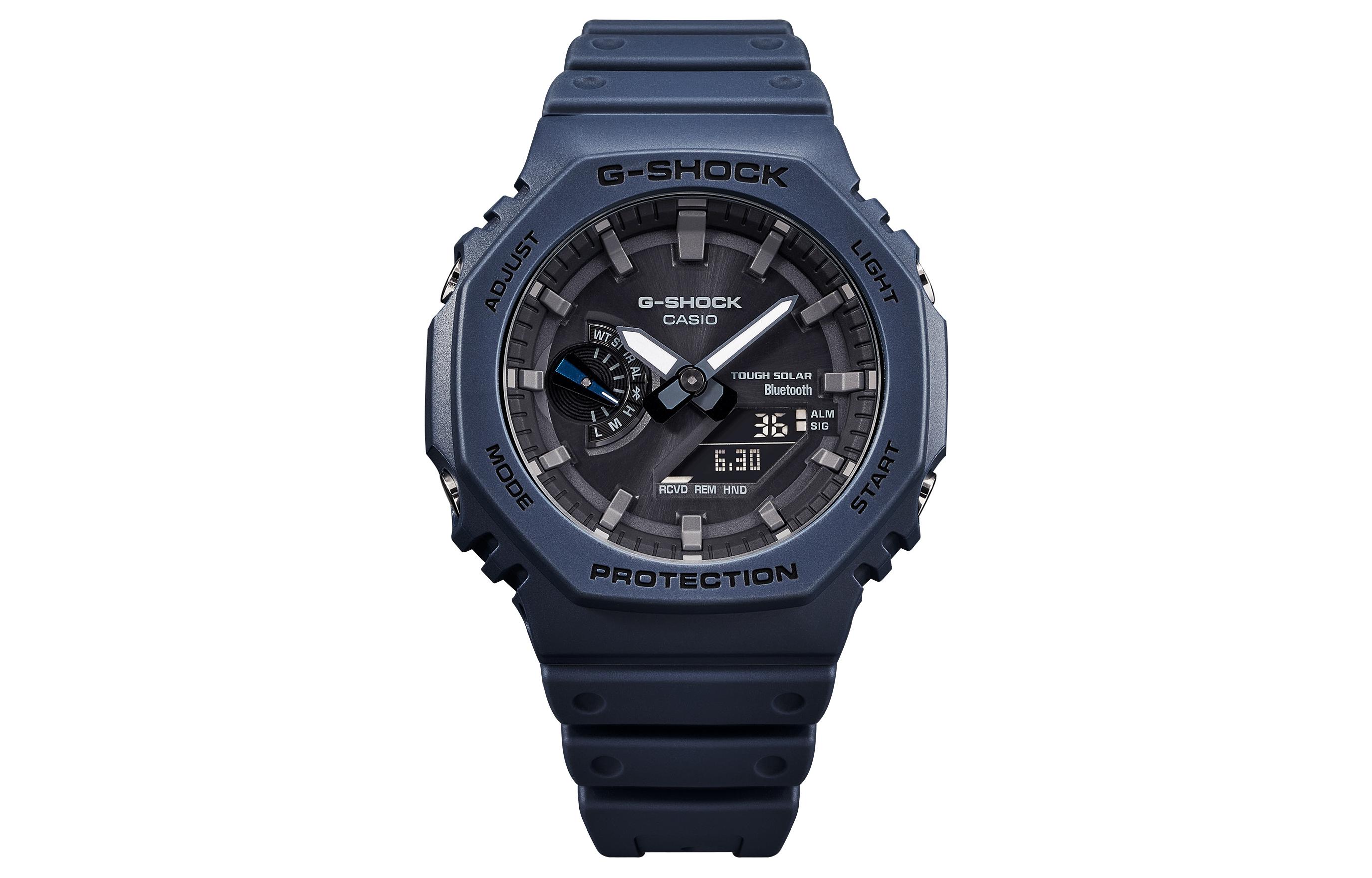 

CASIO Часы Men Liquid Crystal/Analog Dual Display Series 45.4mm Black Watch GA-B2100-2AJF
