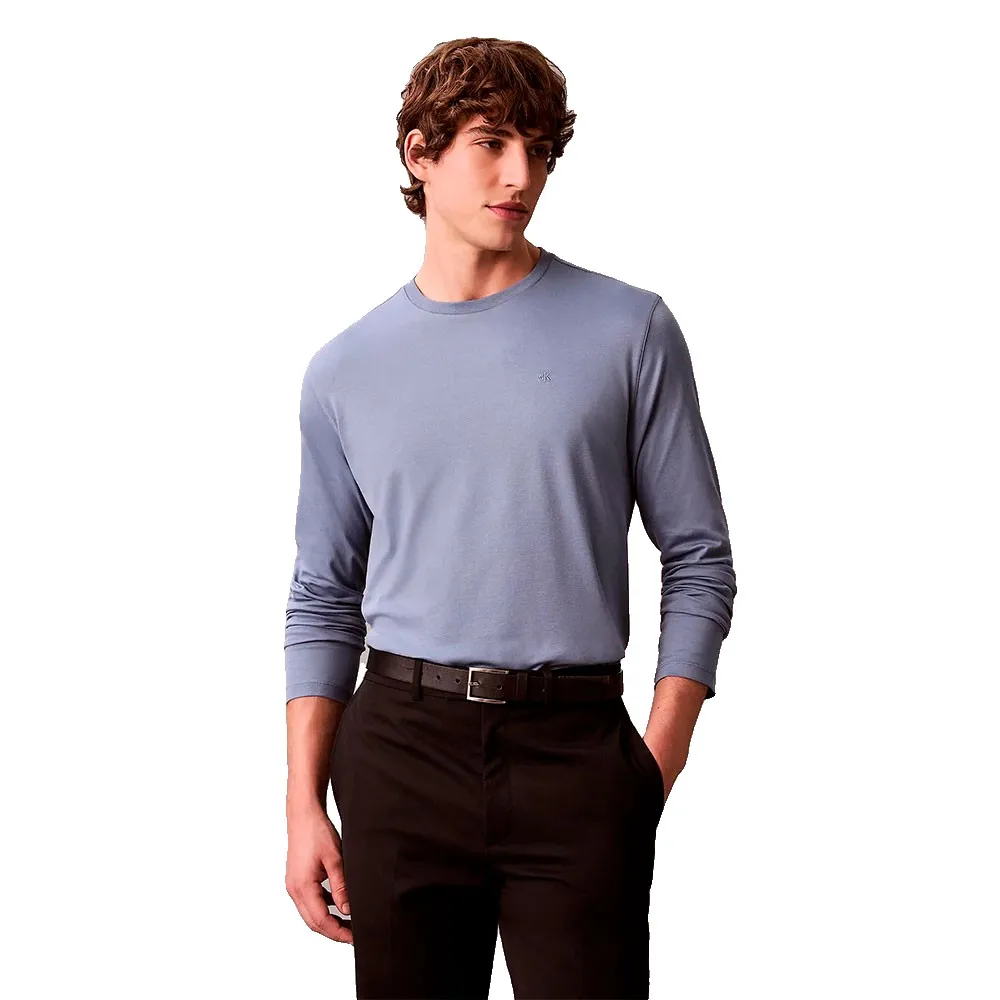 

Футболка с длинным рукавом Calvin Klein Supima, синий