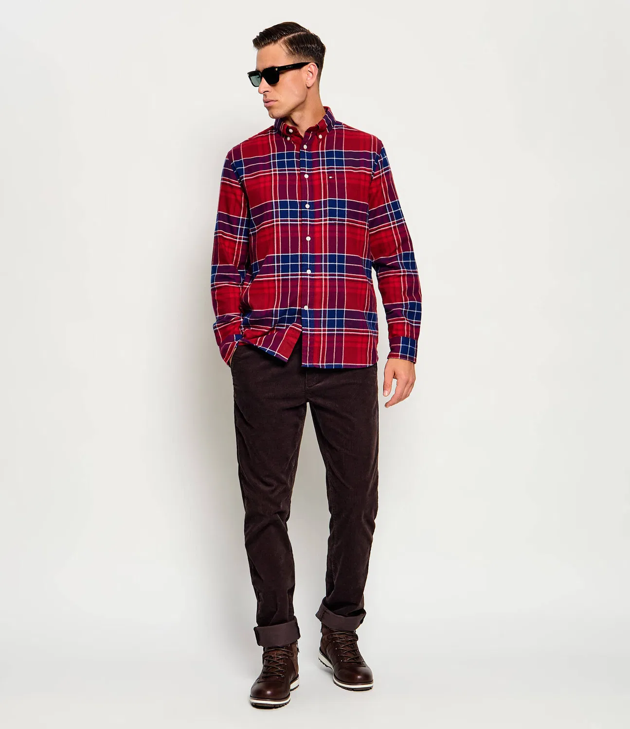 Рубашка с длинным рукавом Tommy Hilfiger, Rosso — фото 2