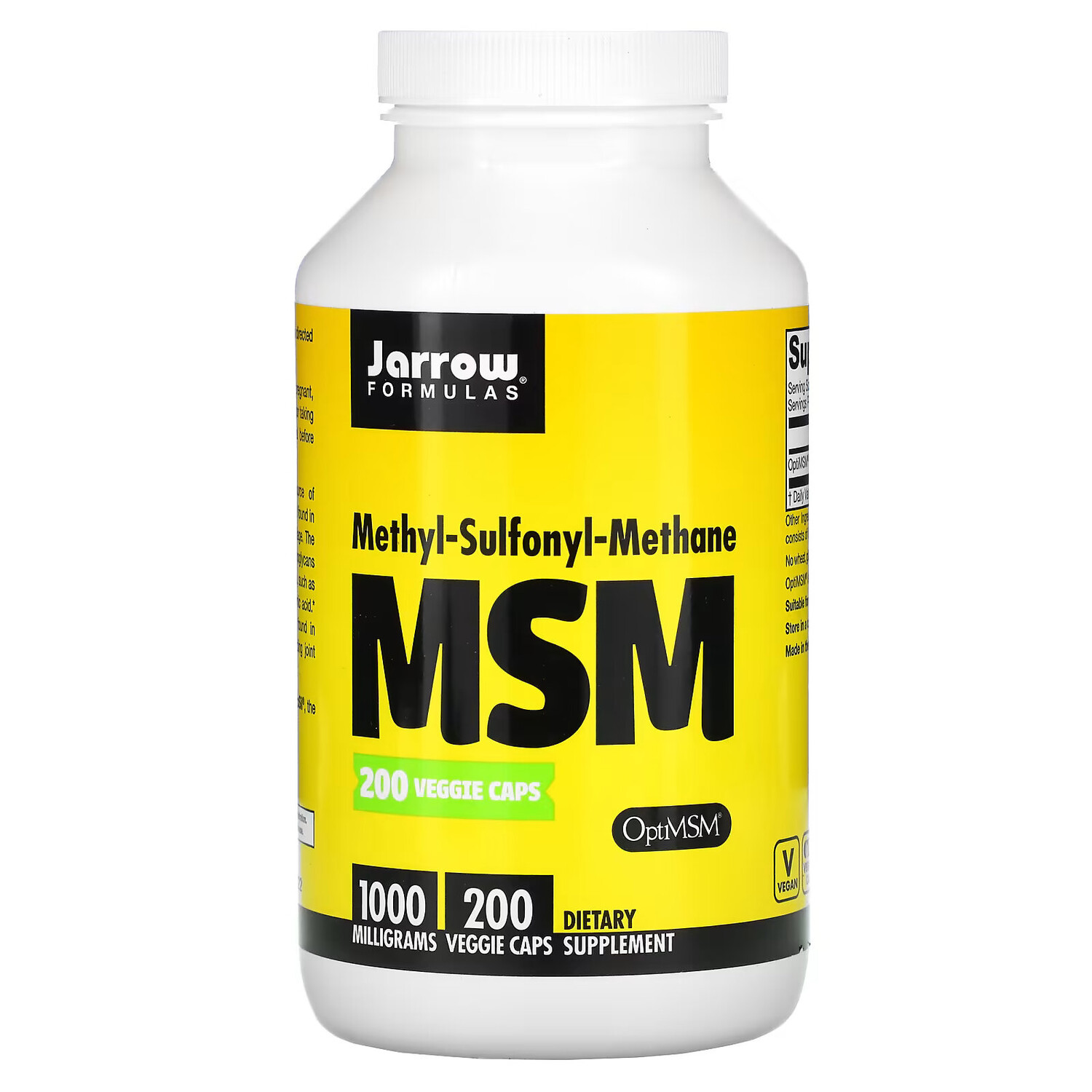 

Jarrow Formulas, МСМ, 1000 мг, 200 растительных капсул