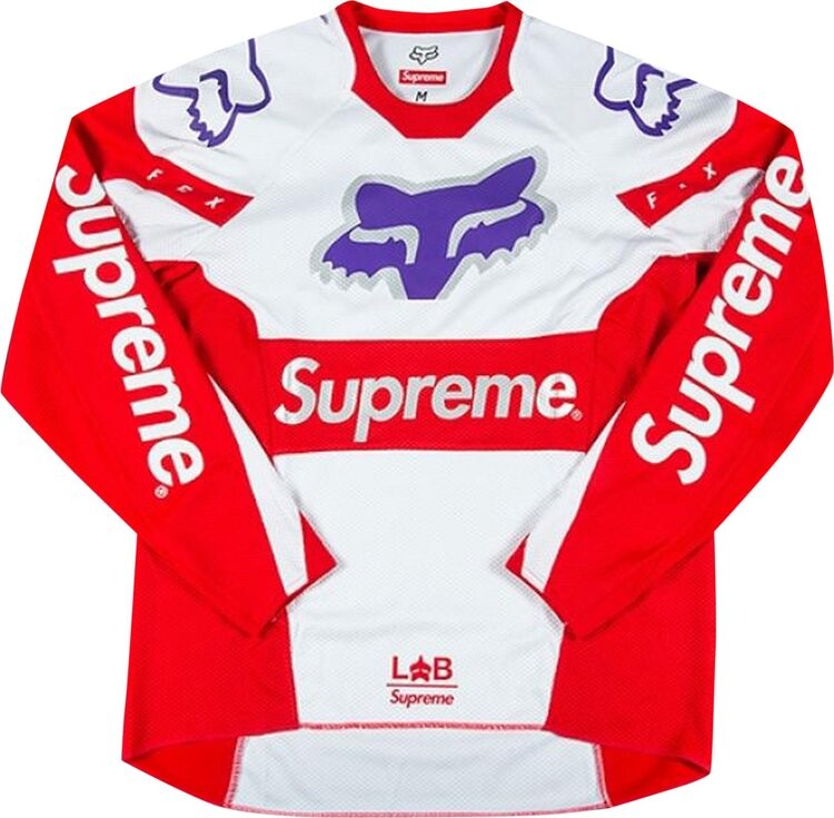 

Топ Supreme x Fox Racing Moto Jersey Top 'Red', красный
