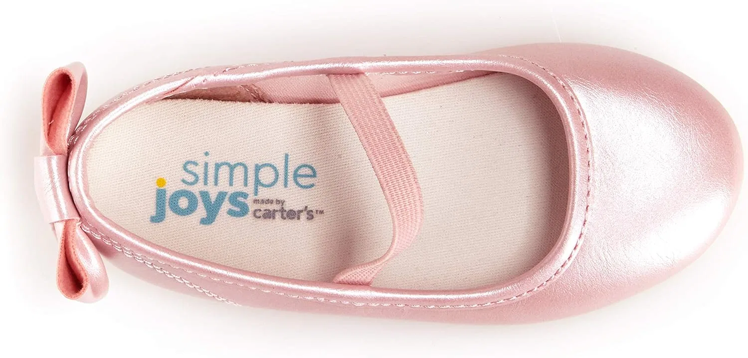 Детские балетки для девочек Ana Simple Joys by Carter's, Pink — фото 4