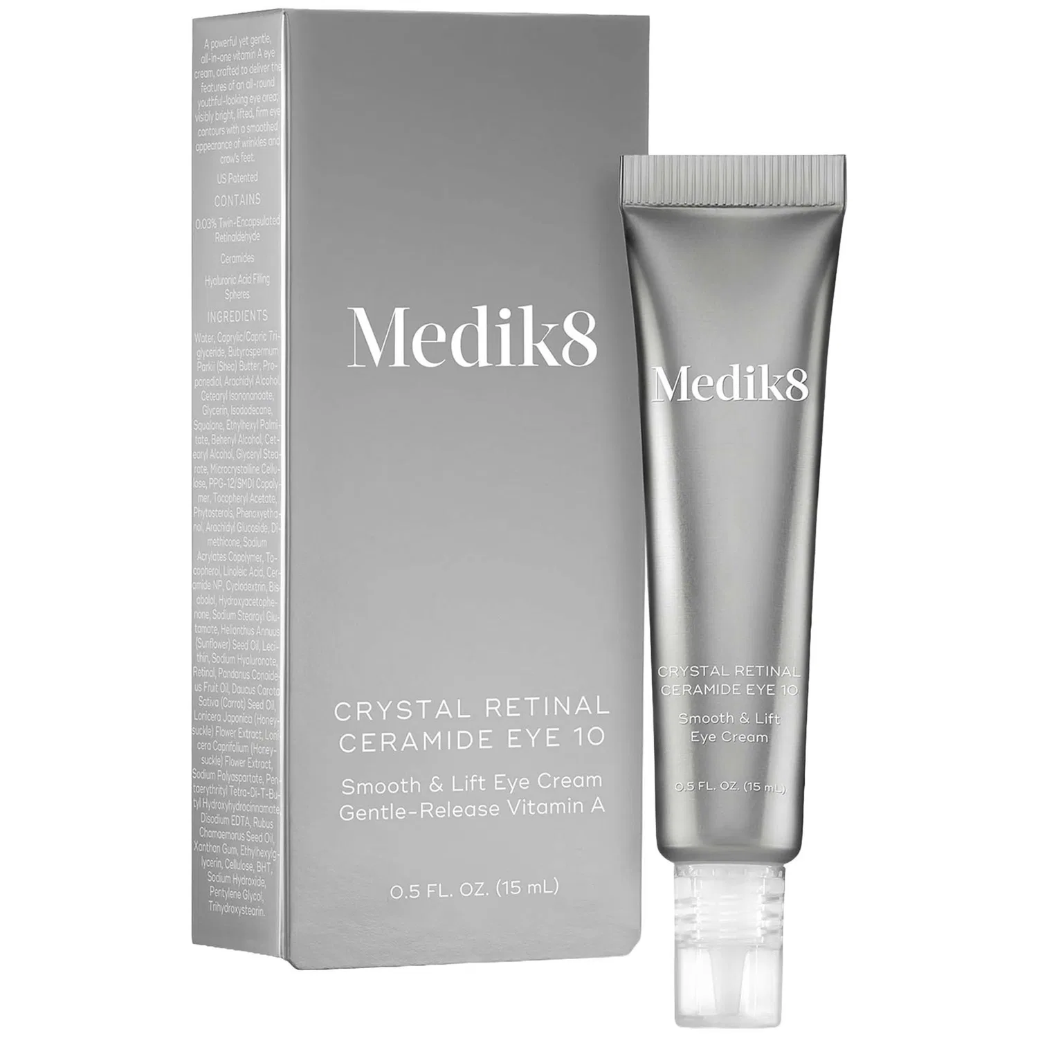 Сыворотка для глаз с ретиналем и керамидами Crystal Retinal Ceramide Eye Medik8, 15 мл — фото 2