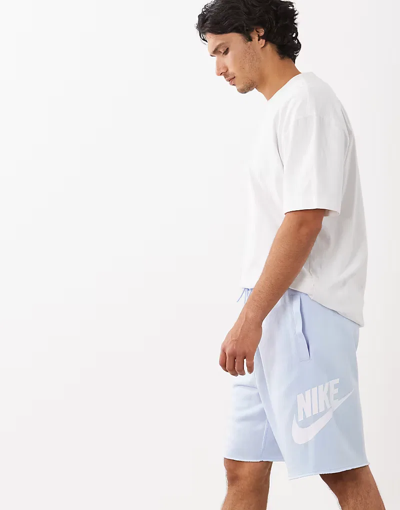 Шорты Nike Club светло-голубой — фото 3
