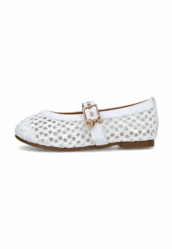 Туфли балетки с кожаным верхом Pk325 Patrizia Pepe, белый