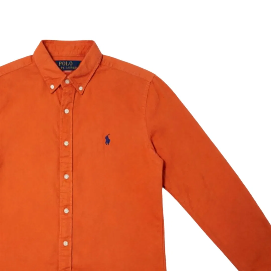 Мужская рубашка с воротником Orange Polo Ralph Lauren — фото 3