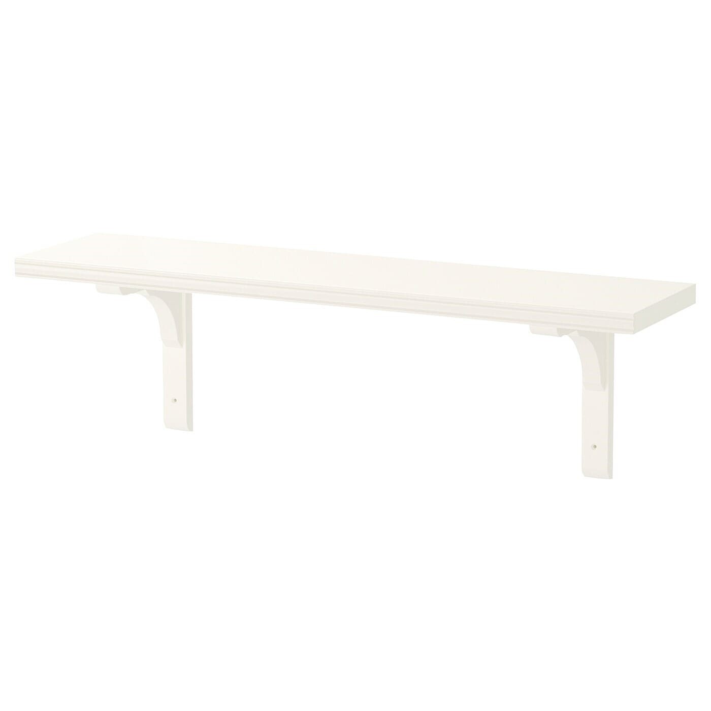 Полка навесная Ikea Bergshult/Ramshult, 80x20 см, белый
