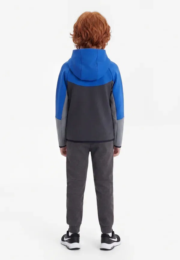 Худи на молнии из дышащего материала Nike Sportswear, game royal/anthracite/smoke grey/black, черный/синий/серый — фото 2