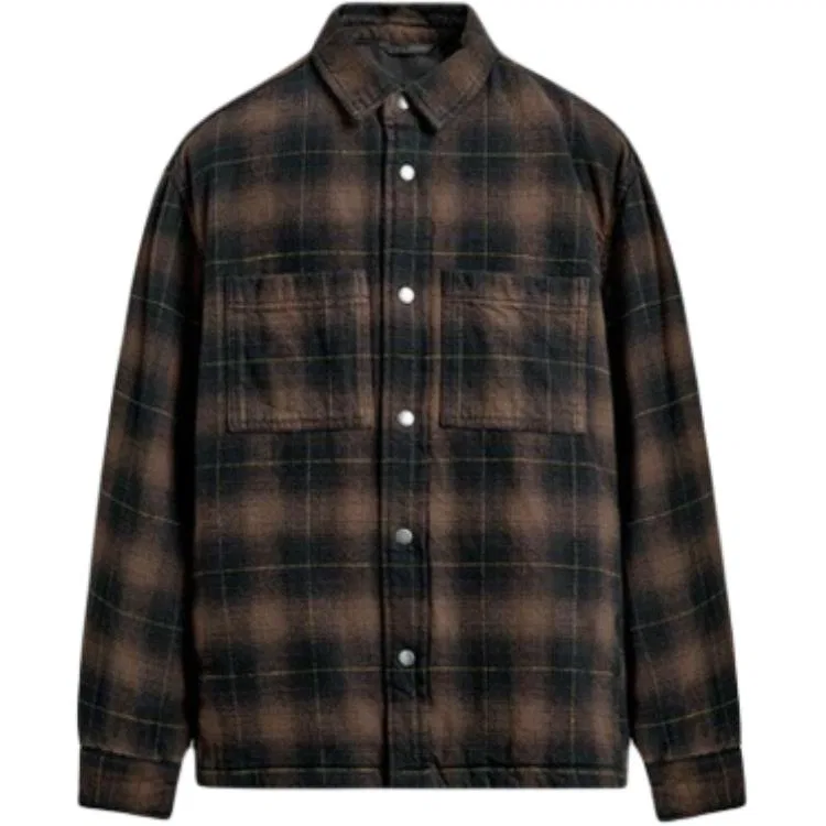 Мужская куртка с лацканами Brown ZARA, Brown