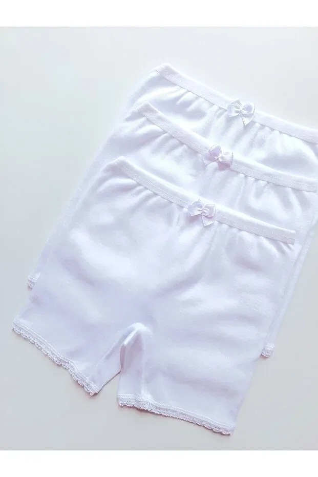 Детские трусы для девочек хлопковые Çebikids, White