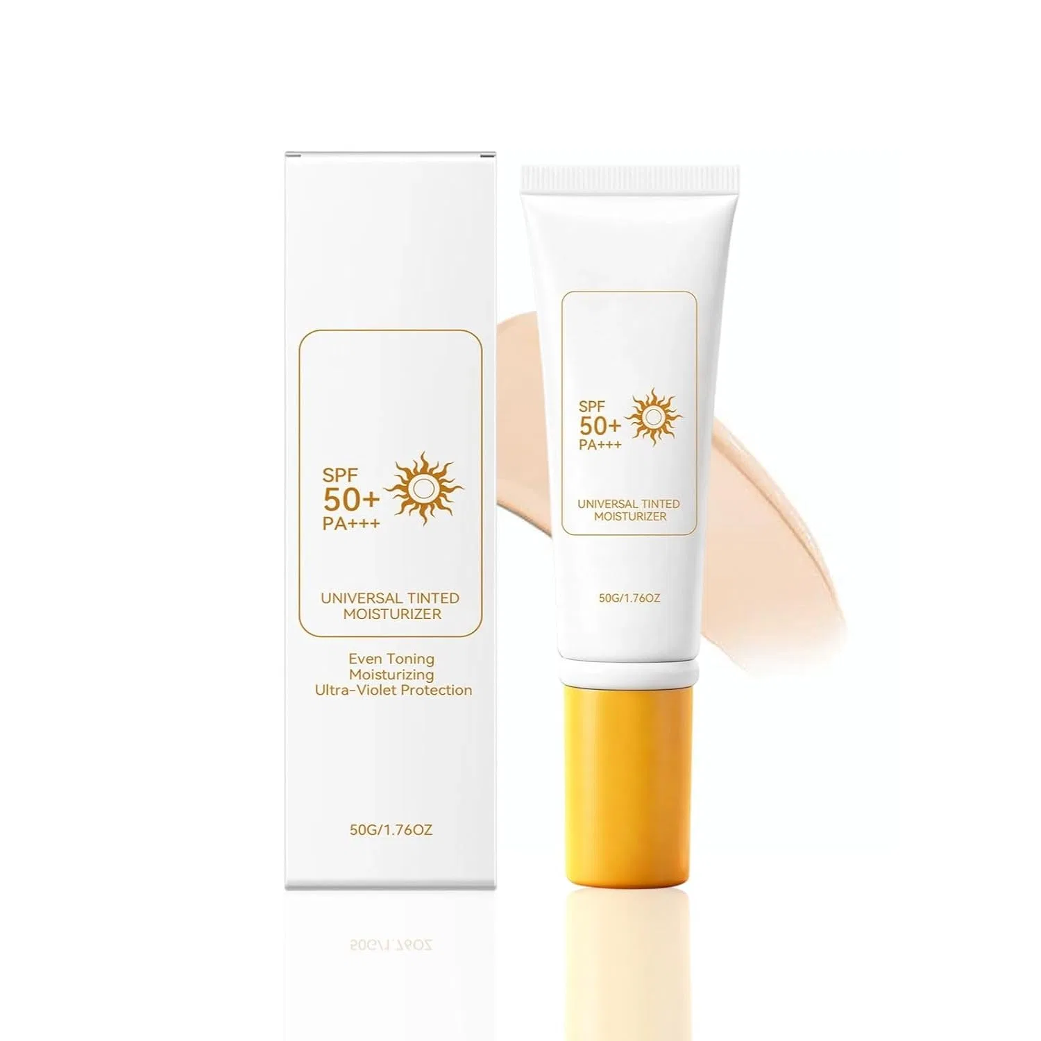 Тонированный солнцезащитный крем для лица SPF 50, Hyaluris, 50 г, 1 шт, 1pc