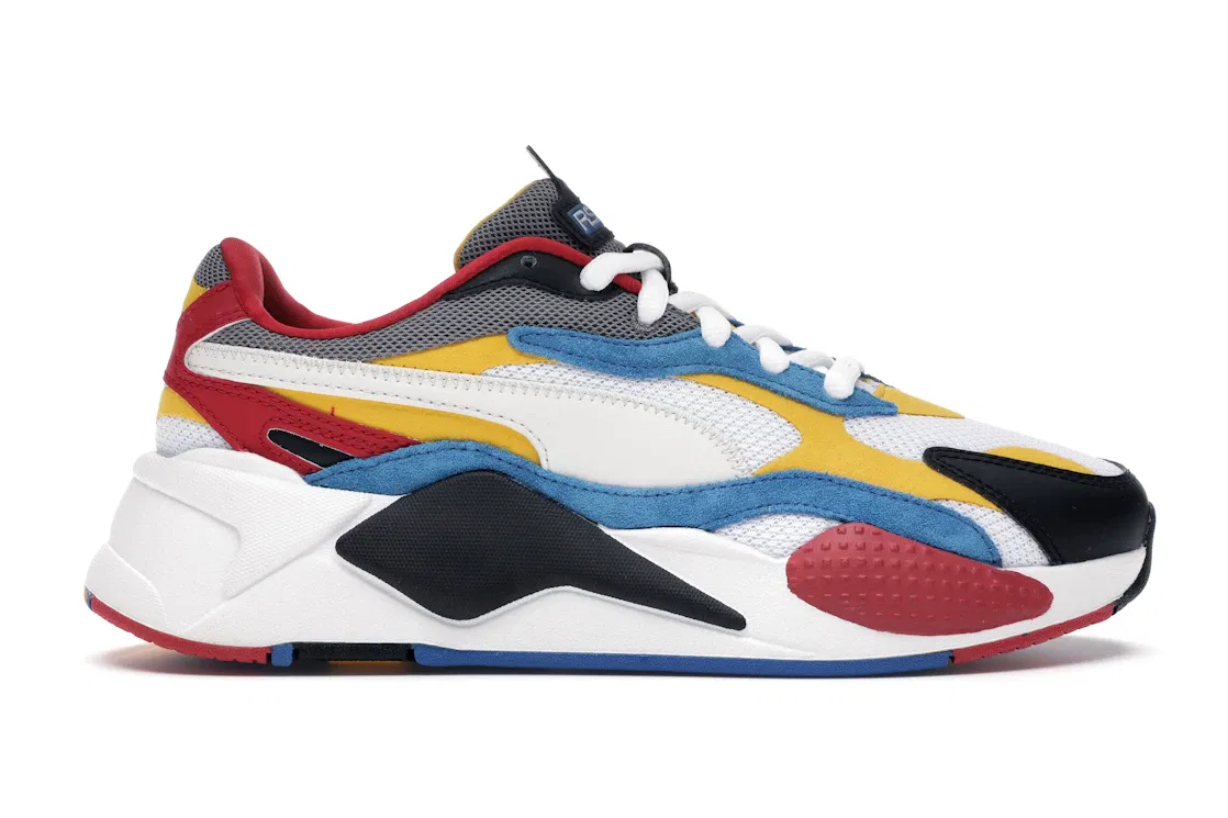 Детские кроссовки Lifestyle RS-X 3 Puma Puma White Spectra Yellow Puma Black