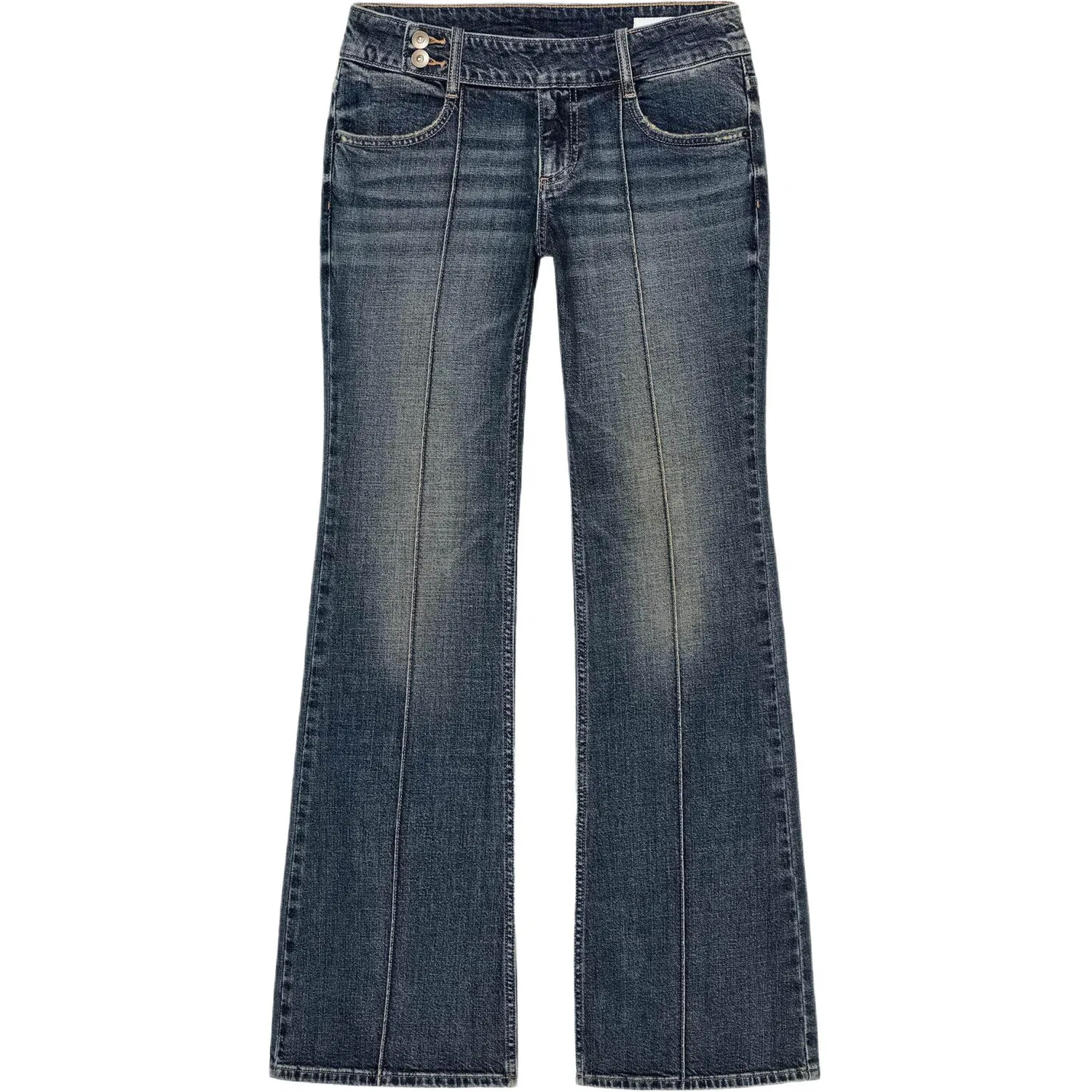 Женские джинсы с расклешенным кроем Dark Blue ZARA, Dark Blue