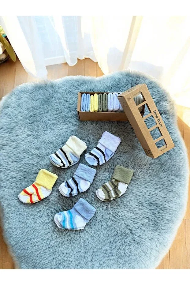 Детский комплект носков для мальчиков хлопковый Young Eradkids, Multicolor — фото 3