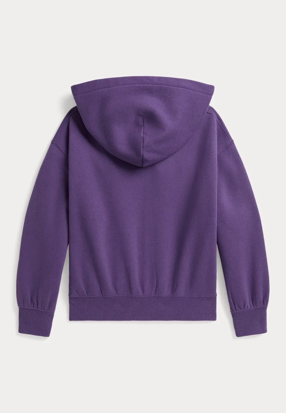 Флисовая толстовка на молнии, размер 7-14 лет - свитшот на молнии Polo Ralph Lauren, Valley Purple — фото 2