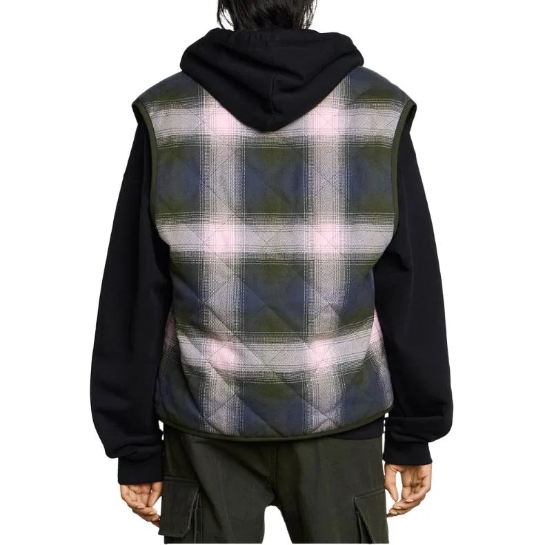 Утепленный жилет Snow Goose Vest Unisex, Canada Goose, Pink Khaki Plaid — фото 3