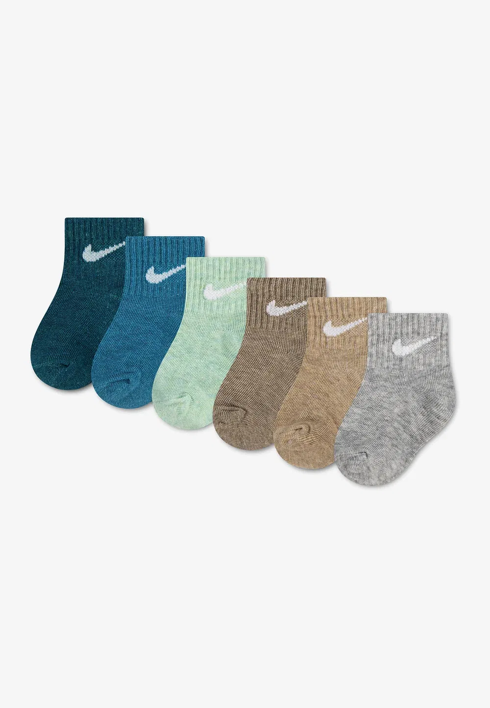 Детские короткие носки (6 пар) унисекс Nike Sportswear, Energy