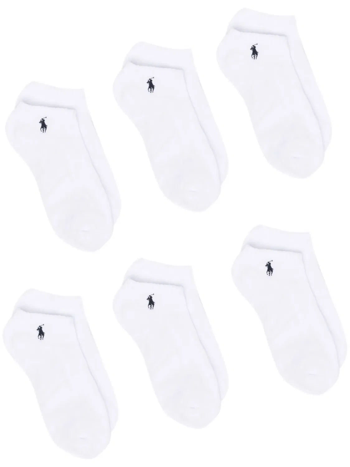 Упаковка из шести носков Polo Ralph Lauren, белый