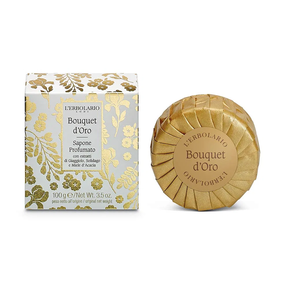 Мыло L'Erbolario Bouquet d'Oro, 100 г, Белый