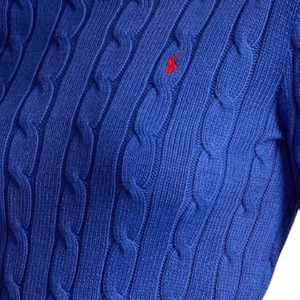 Женский свитер с синим цветом Polo Ralph Lauren, Blue — фото 4