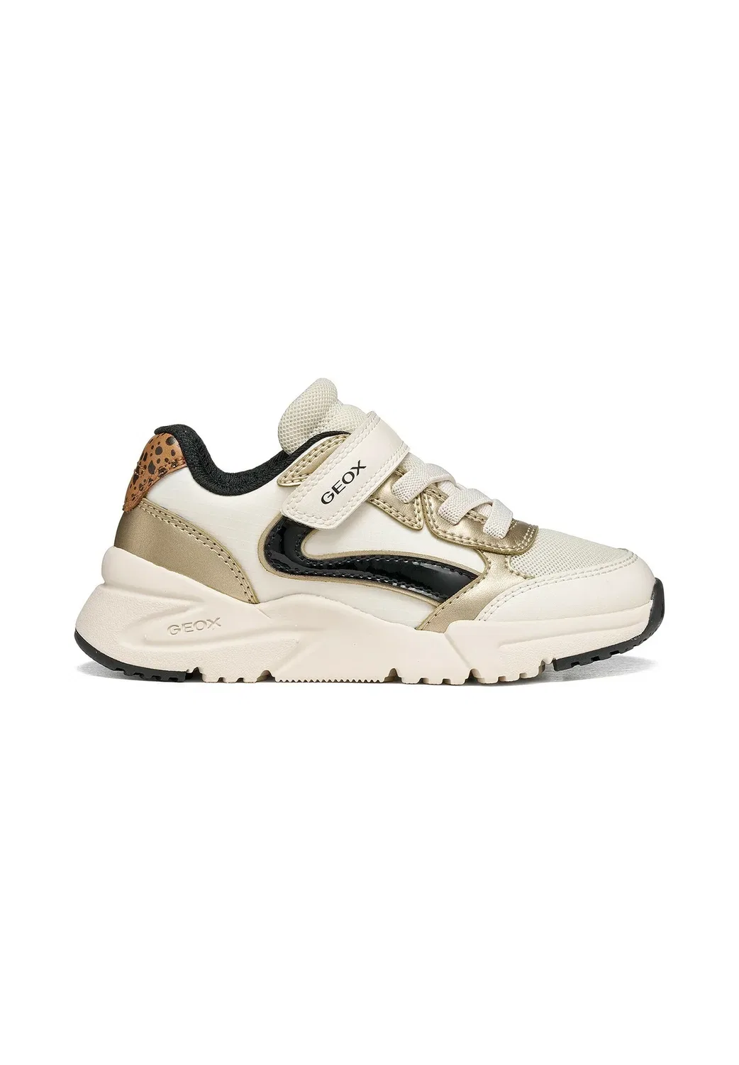 J loftus girl - детские туфли Geox, Light Ivory Platinum