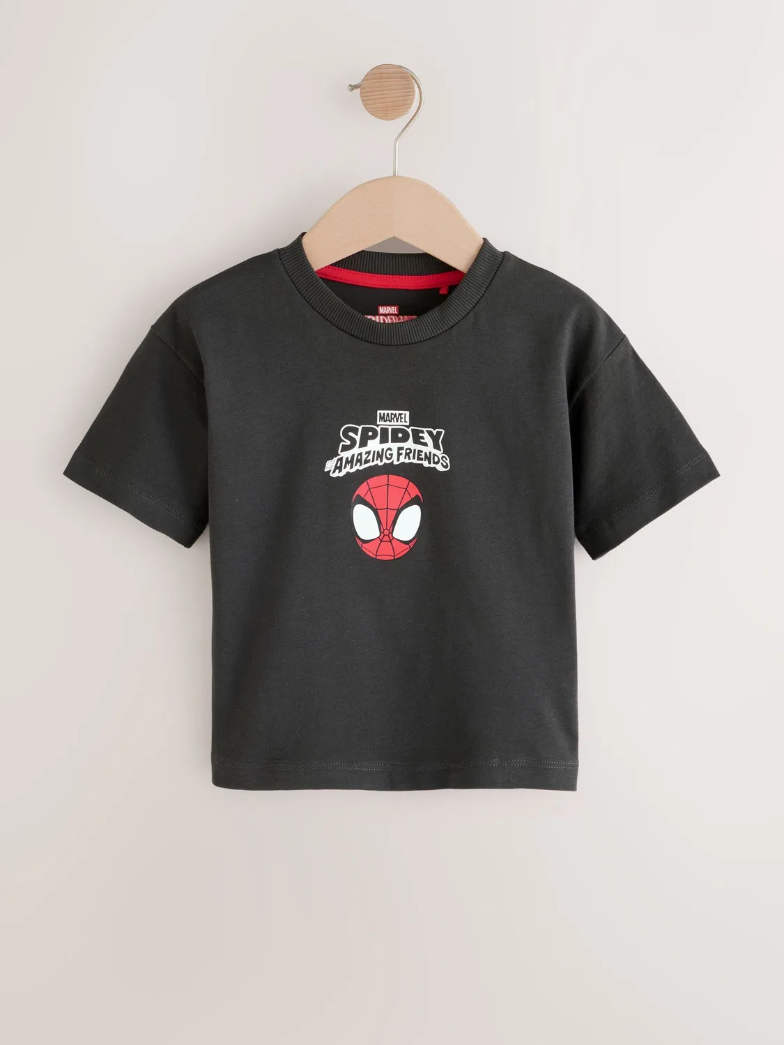Футболка с принтом Spidey, Marvel Next, угольно-серый — фото 4